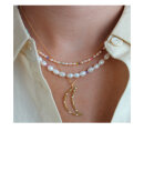 Stine A - Bella Moon w/ Stones Pendant
