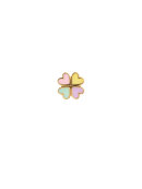 Stine A - Love Heart Clover Enamel Earring 