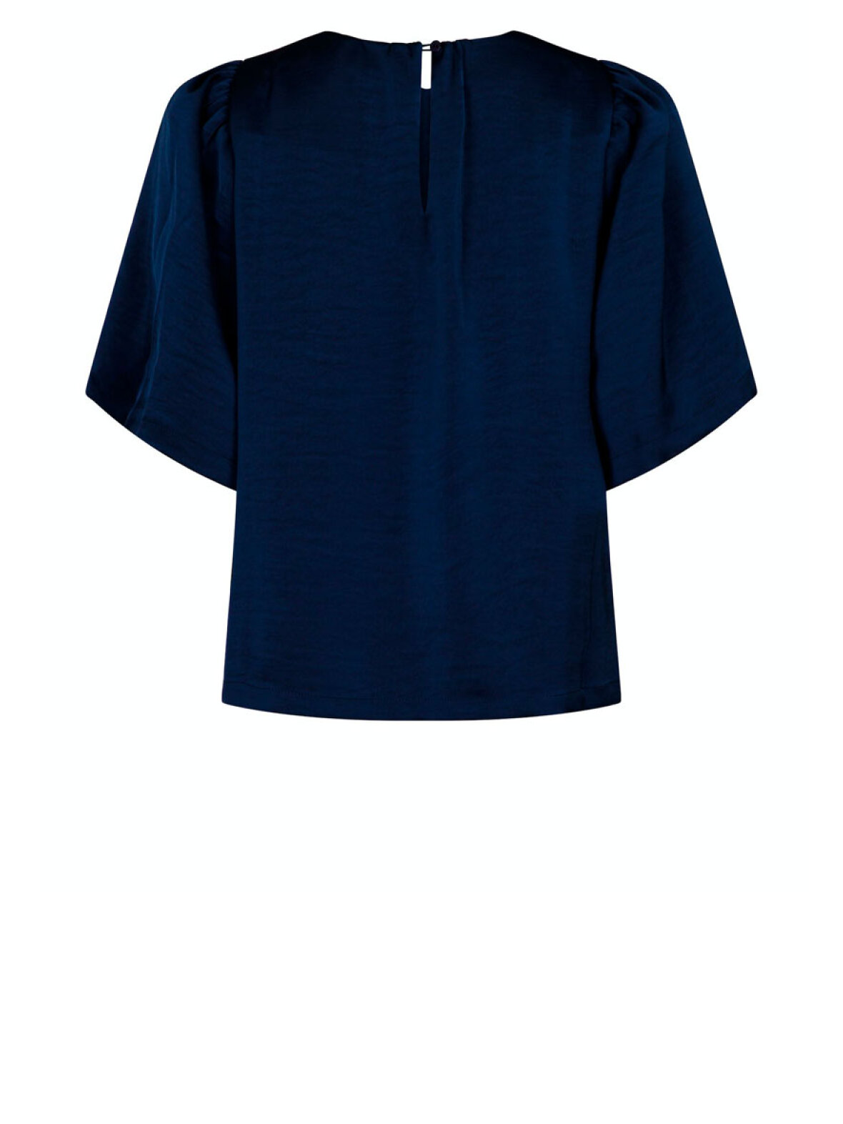 NEO NOIR Rivina Heavy Sateen Blouse Dark Taupe