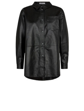 Co'Couture - Phoebe Leather Shirt Jacket