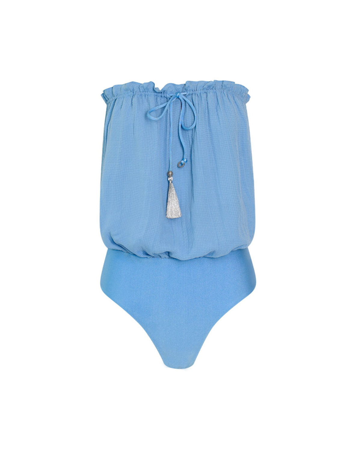 A'POKE - Hanne Bandeau Swimsuit Blue