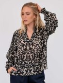 Neo Noir - Stone Abstract Blouse