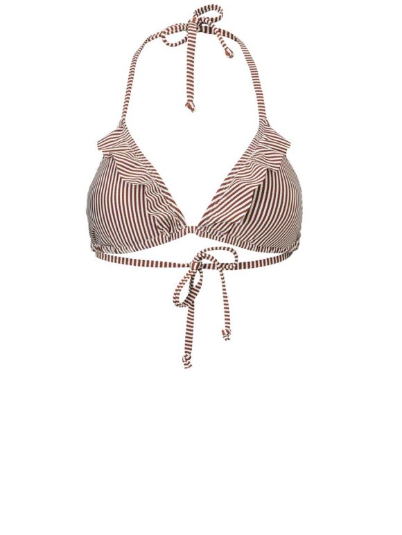 Beck Søndergaard - Striba Bel Frill Bikini Top