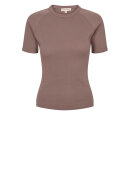 Esme Studios - Blossom SS O-neck Rib T-shirt Esme Studios - Blossom SS O-neck Rib T-shirt