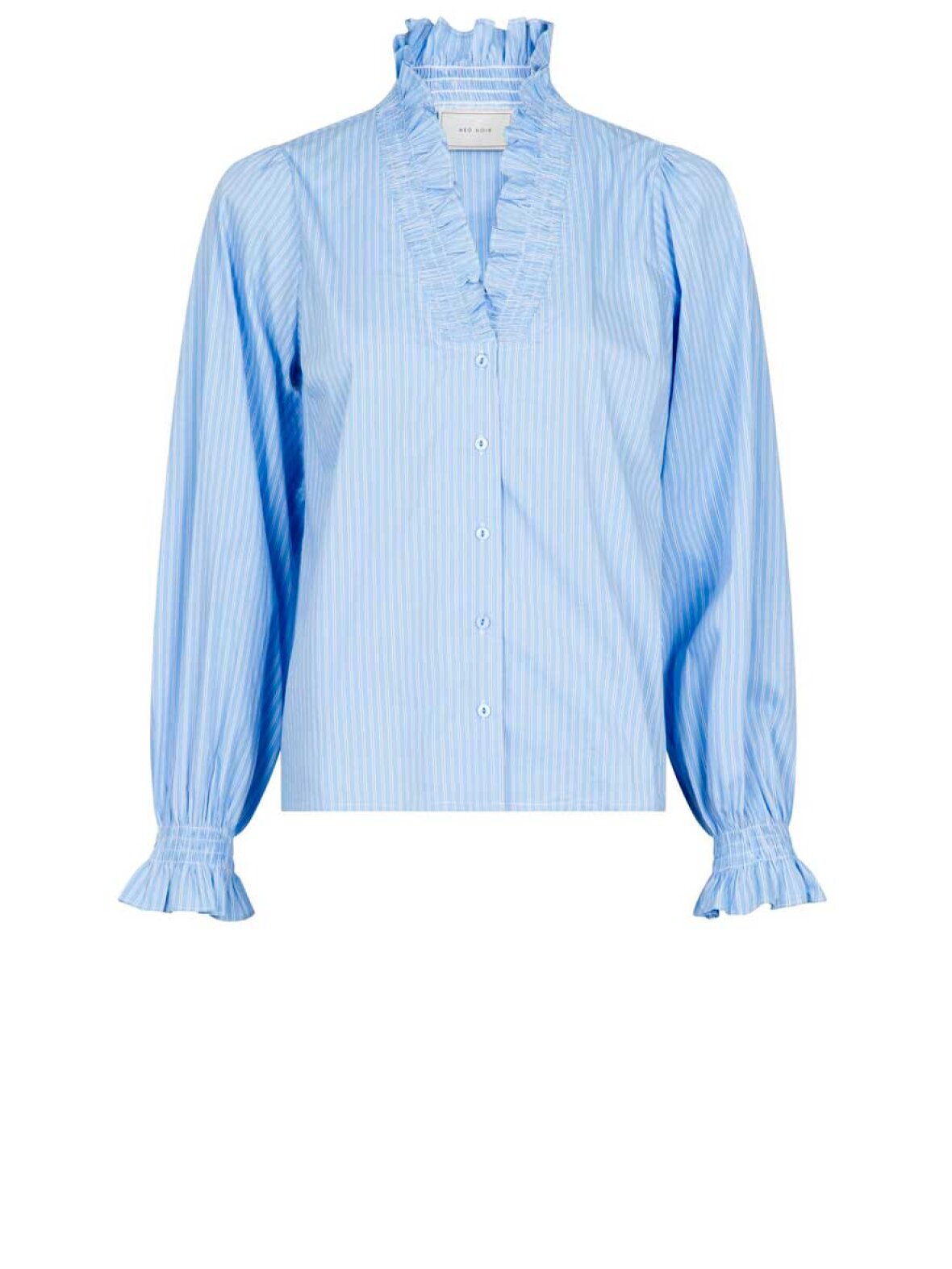 A'POKE - Neo Brielle Stripe Shirt, Light Blue