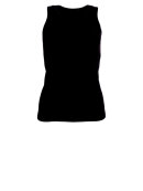 Black Colour - BCEna Rib Tank Top