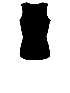 Black Colour - BCEna Rib Tank Top
