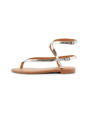 Ivylee - Olive Cracked Metallic Sandal