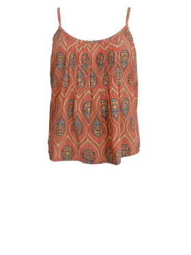 Black Colour - BCLuna Pleat Strap Top