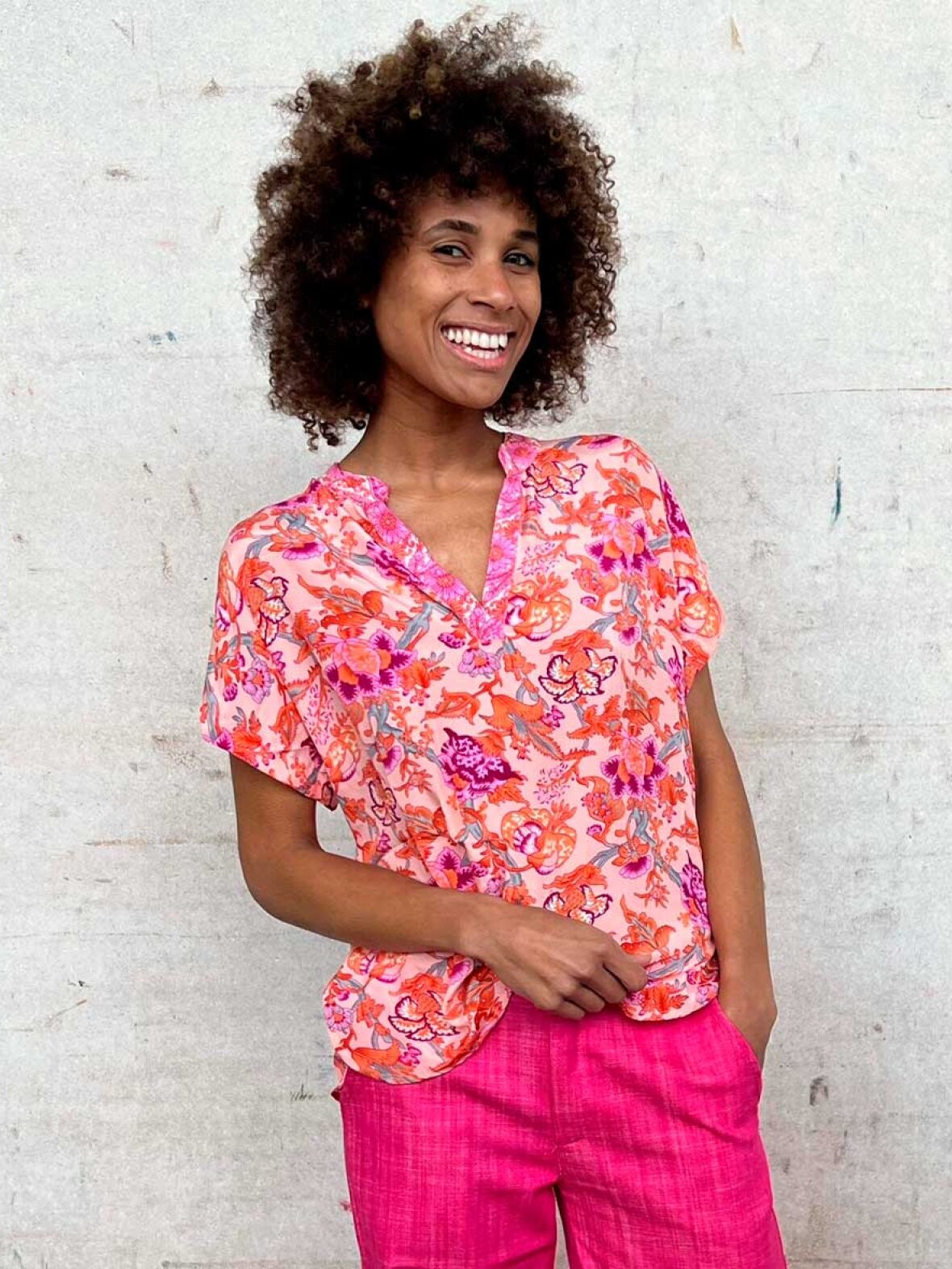Black Colour - Bcluna Andrea S/S Blouse 39234 - Poppy Rose