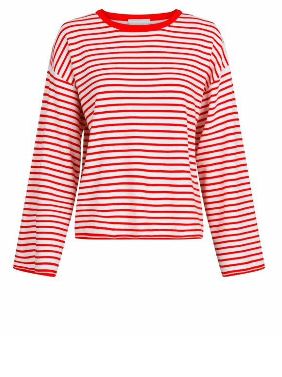 Neo Noir - Enna Stripe Knit Blouse