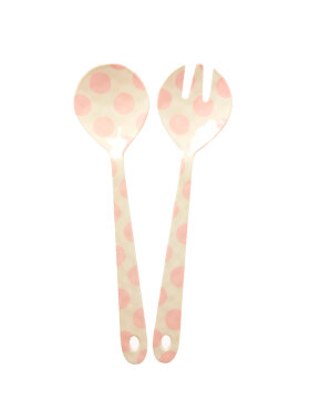 Rice - Melamine Salad Spoon and Fork