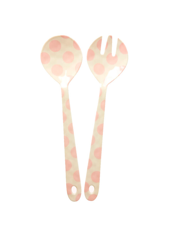 Rice - Melamine Salad Spoon and Fork