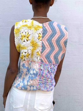 Sissel Edelbo - Yrsa Patchwork Vintage Yarn Vest