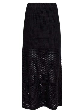Neo Noir - Como Crochet Knit Skirt