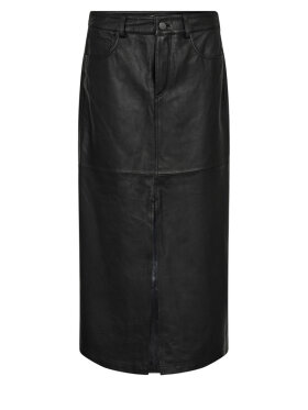 Co'Couture - PhoebeCC Leather Slit Skirt - Lev. uge 40
