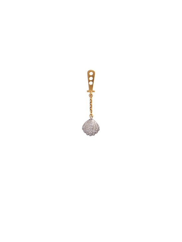 Stine A - Tres Petit Vintage Shell Behind Ear Pendant