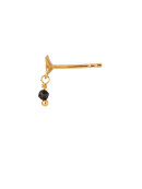 Stine A - Tres Petit Garden Flower Earring w Black Spinel