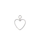 Stine A - Funky Heart Earring