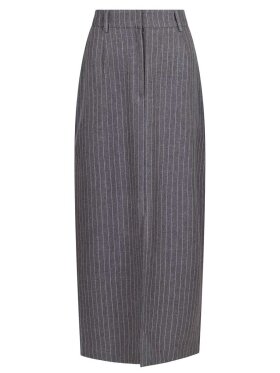 Neo Noir - Leland Pinstripe Skirt