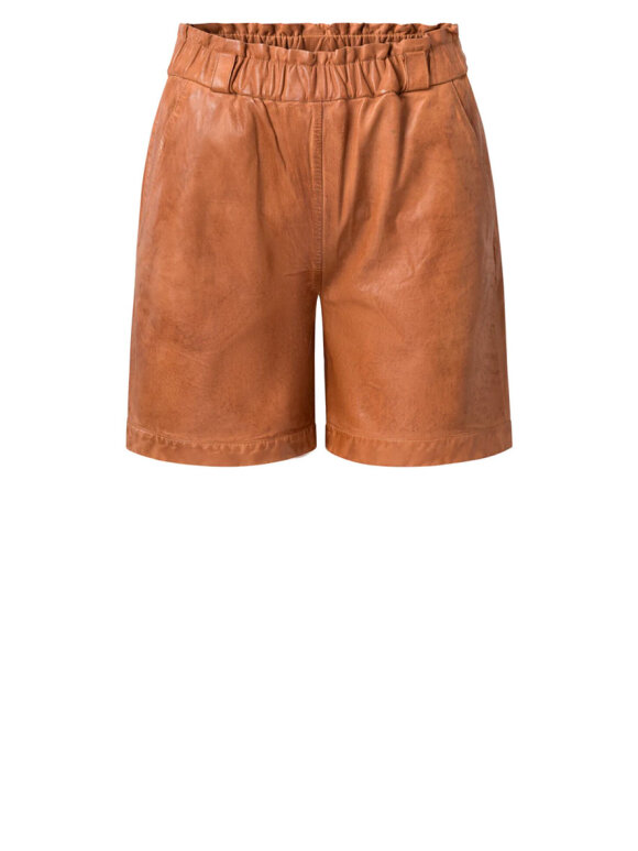 DEPECHE - FrejaDEP Leather Shorts