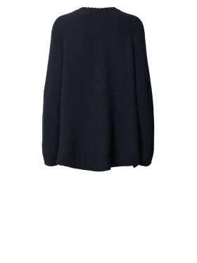 Rabens Saloner - Heart Ribbed Split Blouse