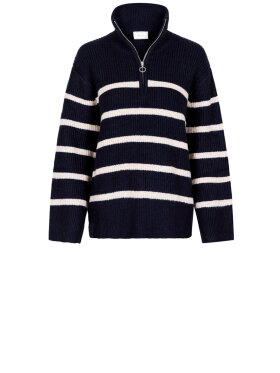 Neo Noir - Nevena Stripe Knit Blouse