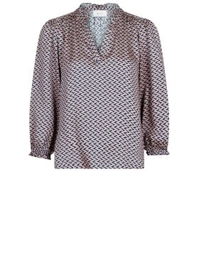Neo Noir - Tara Line Switch Blouse