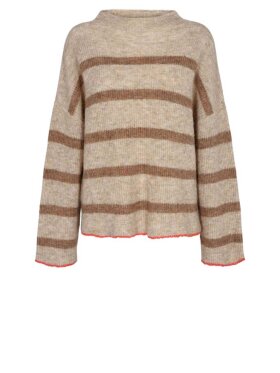 Co'Couture - CozyCC Stripe Turtleneck