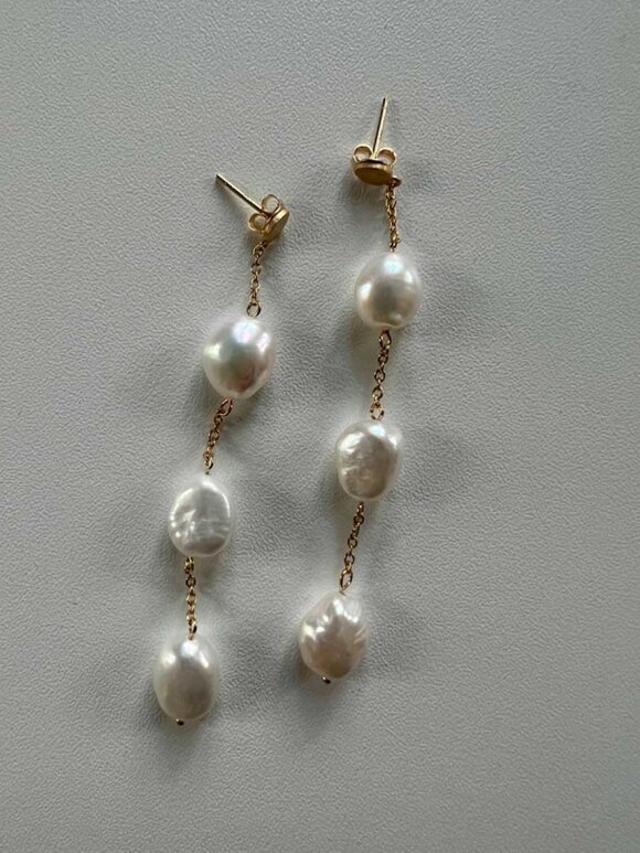 Sorelle Jewellery - 3-Pearls Earchain