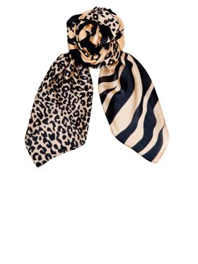 Black Colour - BCInes Satin Scarf