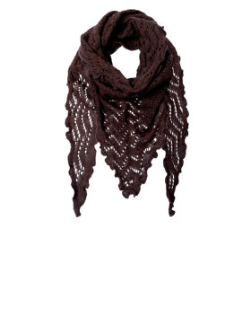 Black Colour - BCSiri Triangle Scarf