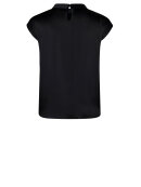 Neo Noir - Fleur Drapy Satin Blouse