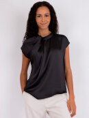 Neo Noir - Fleur Drapy Satin Blouse