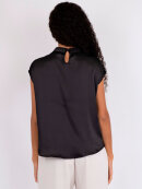 Neo Noir - Fleur Drapy Satin Blouse