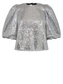 Co'Couture - StevieCC Sequin Bow Blouse