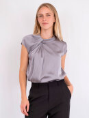 Neo Noir - Fleur Drapy Satin Blouse Neo Noir - Fleur Drapy Satin Blouse