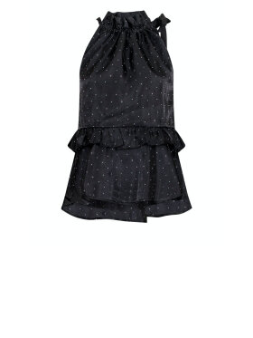 Neo Noir - Margy Bedazzled Top