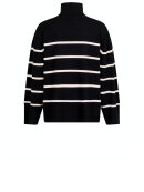 Neo Noir - Ruby Stripe Knit Blouse
