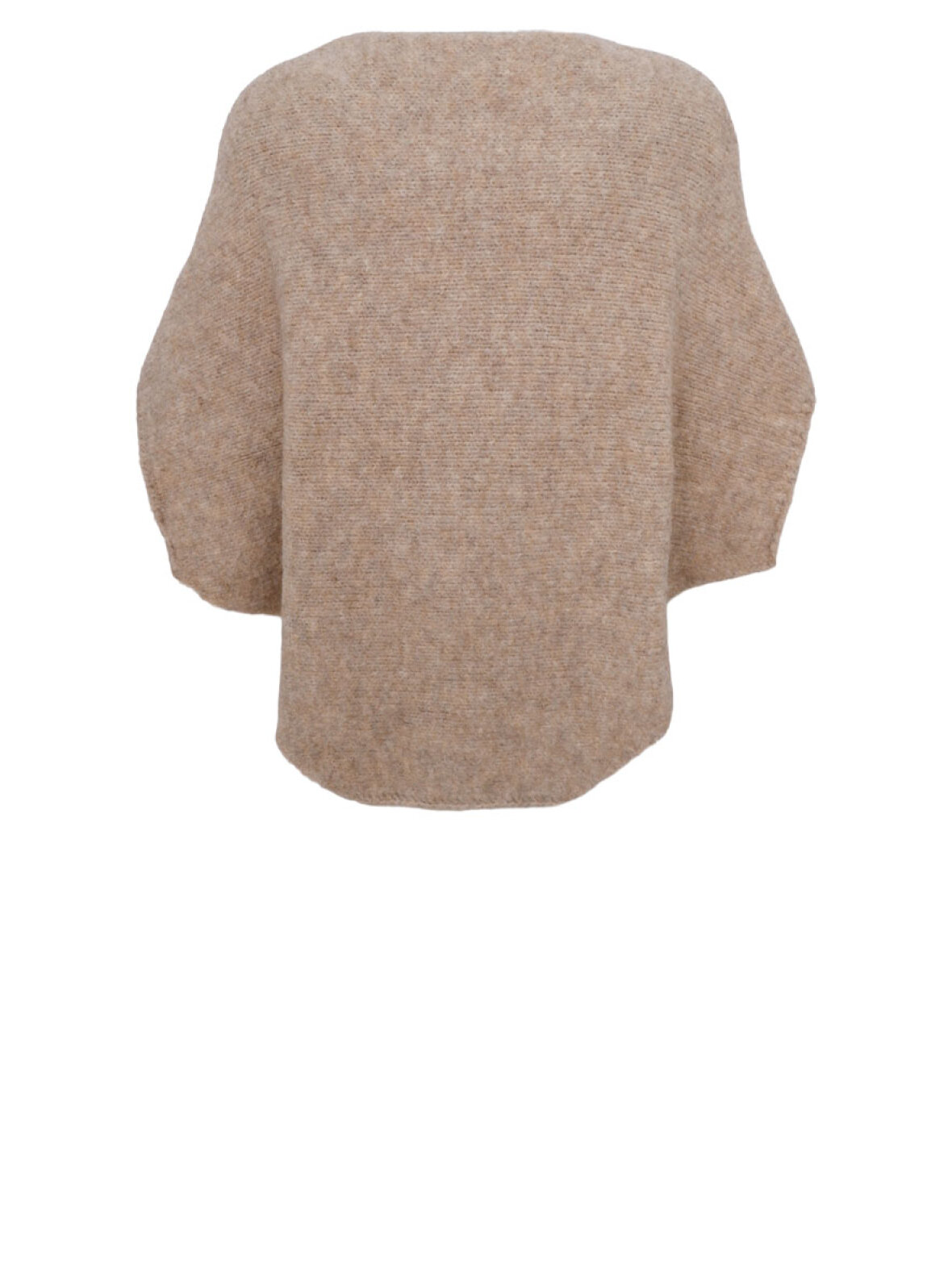 Black Colour - Bcpella Boucle Poncho - Coffee main image 1