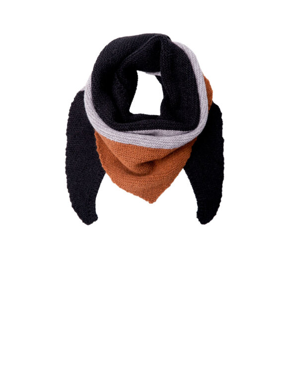 Black Colour - BCKora Knitted Mini Scarf
