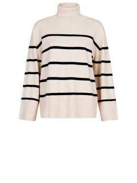 Neo Noir - Ruby Stripe Knit Blouse