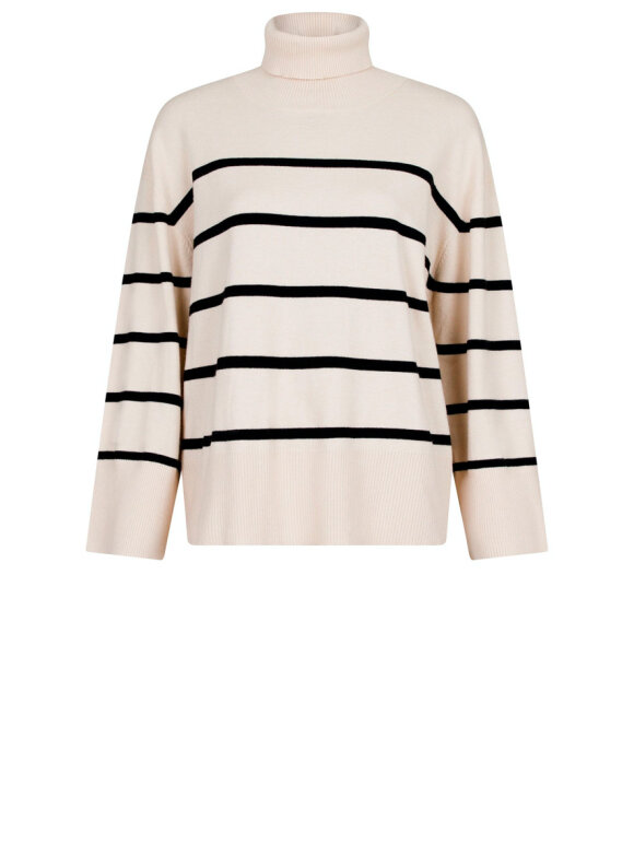Neo Noir - Ruby Stripe Knit Blouse