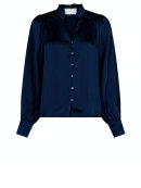 Neo Noir - Massima Drapy Satin Blouse