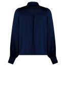 Neo Noir - Massima Drapy Satin Blouse