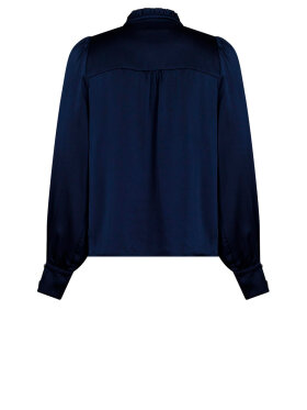 Neo Noir - Massima Drapy Satin Blouse