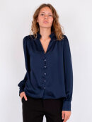 Neo Noir - Massima Drapy Satin Blouse