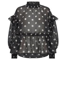 Co'Couture - DrewCC Dot Frill Blouse