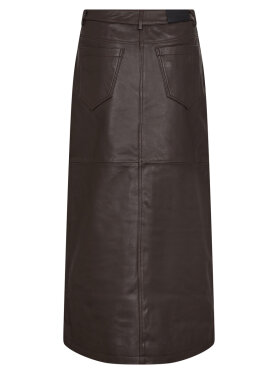 Co'Couture - PhoebeCC Leather Slit Skirt