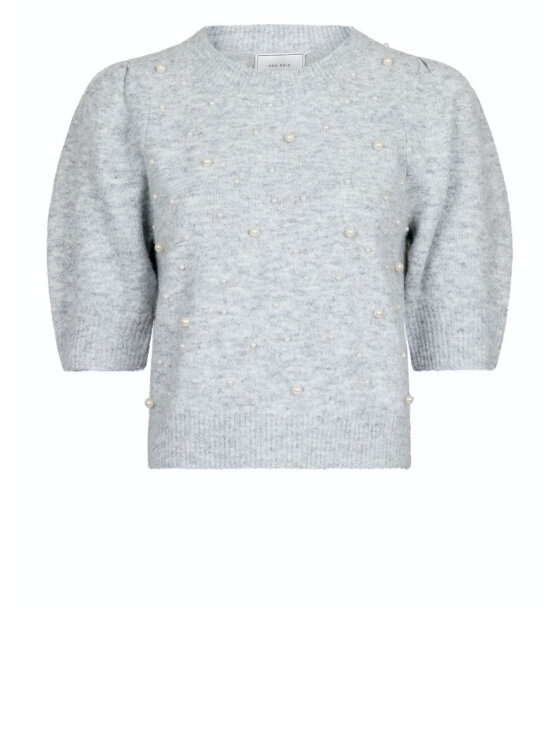 Neo Noir - Tirra Knit Tee 163378 - 131 - Light Grey